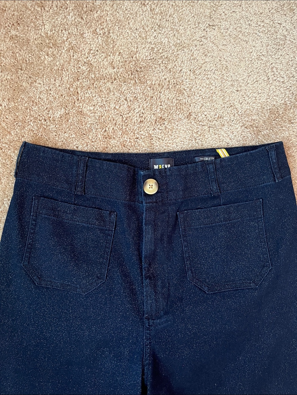 Maeve by Anthropologie The Colette Sparkle Wide Cropped Pants - Picture 4 of 13